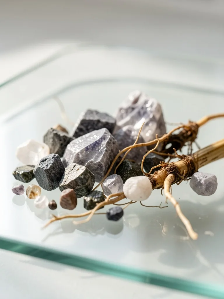 Botanical and mineral wellness elements